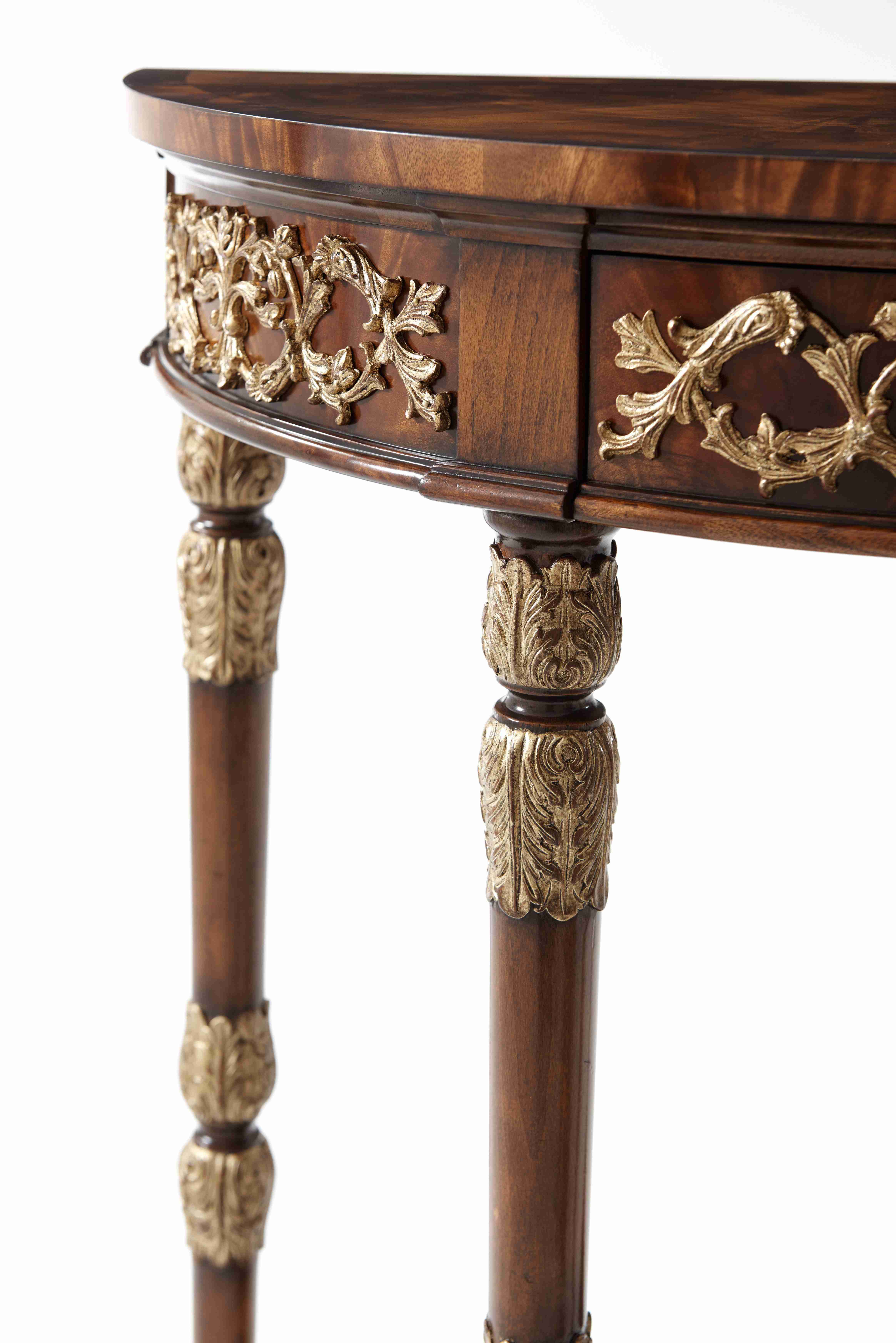 BEAUTY OF LEAVES ACCENT CONSOLE TABLE